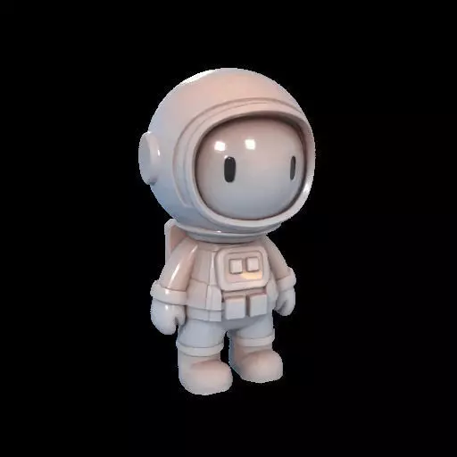 Cute Astronaut Figure 3D print model_16