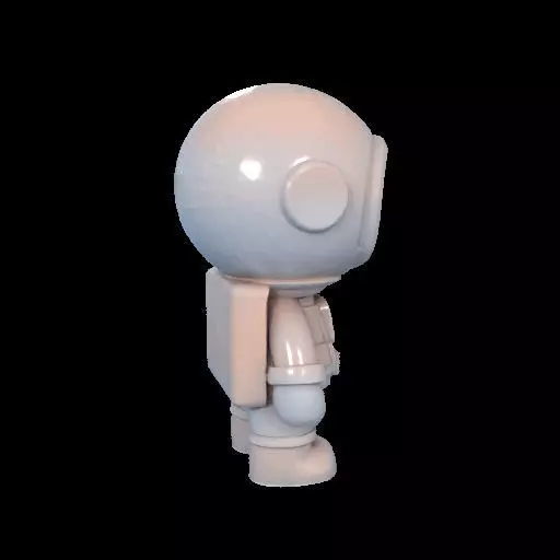 Cute Astronaut Figure 3D print model_33