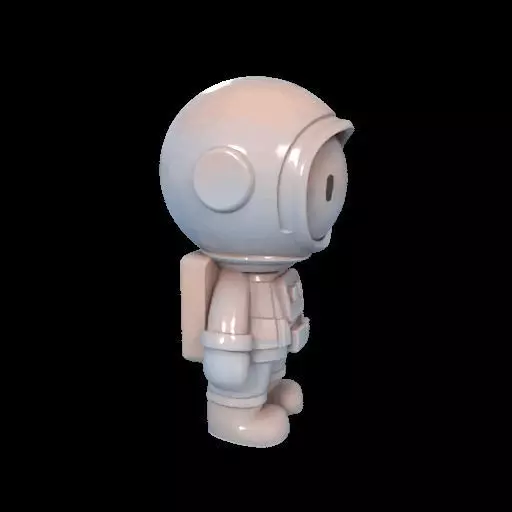 Cute Astronaut Figure 3D print model_30