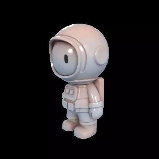 Cute Astronaut Figure 3D print model_23