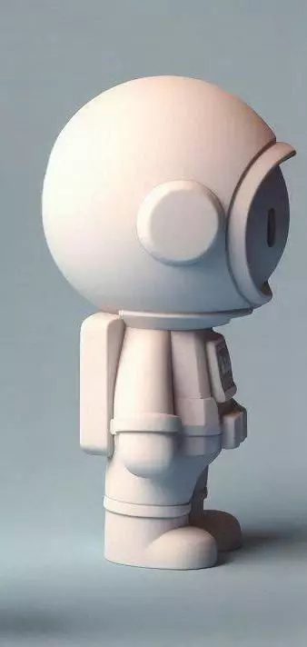 Cute Astronaut Figure 3D print model_3