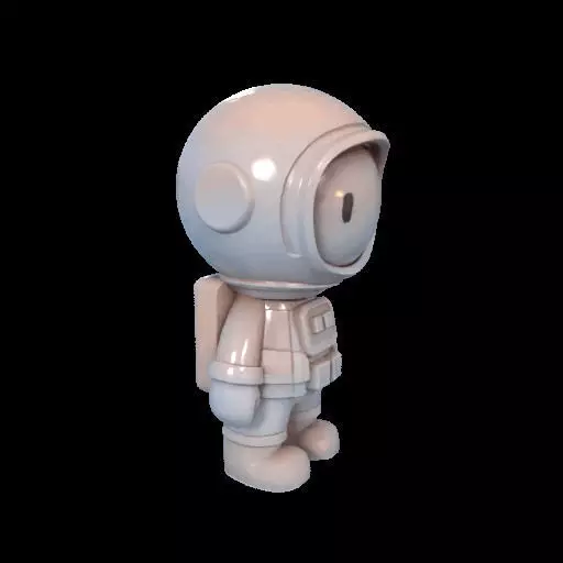 Cute Astronaut Figure 3D print model_29