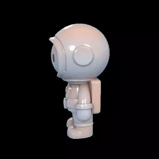 Cute Astronaut Figure 3D print model_20
