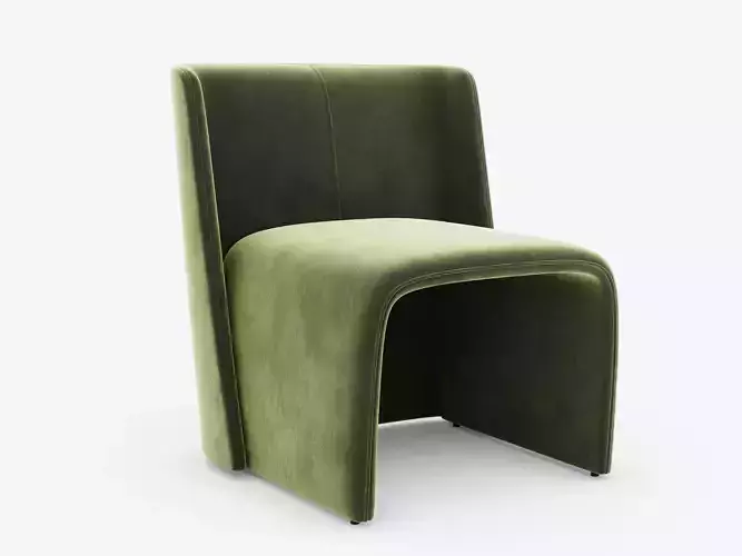Modern Velvet Lounge Chair