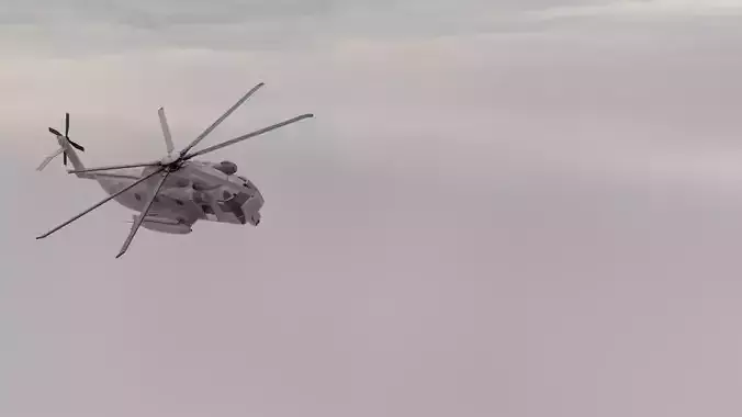 3d helicopter army animated