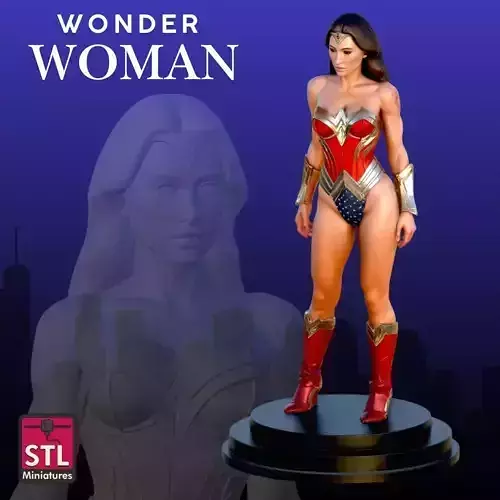Wonder Woman STL Amazon Heroine