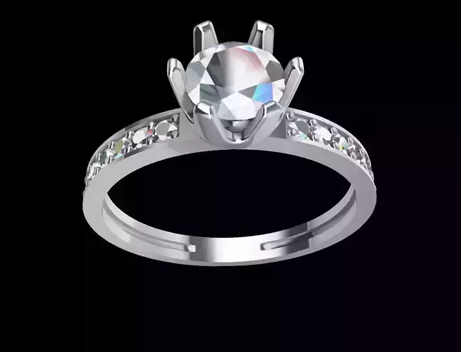 PANDOR SOLITAIRE RING