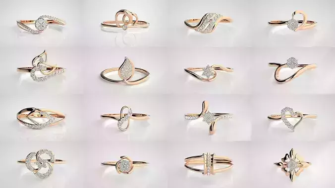 350 Premium Jewelry Ring New Design Collection