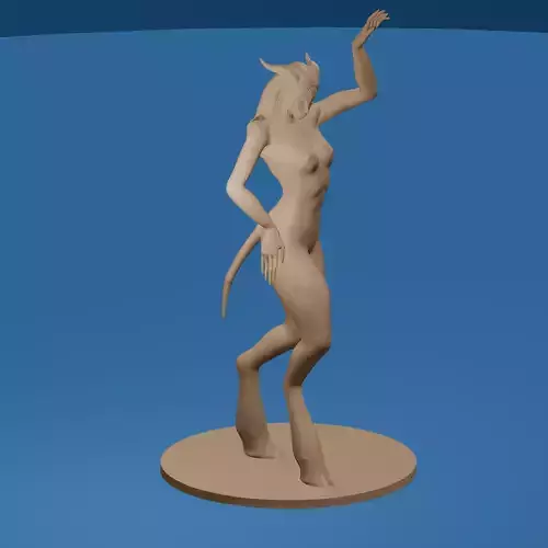Nude Draenei Dancer