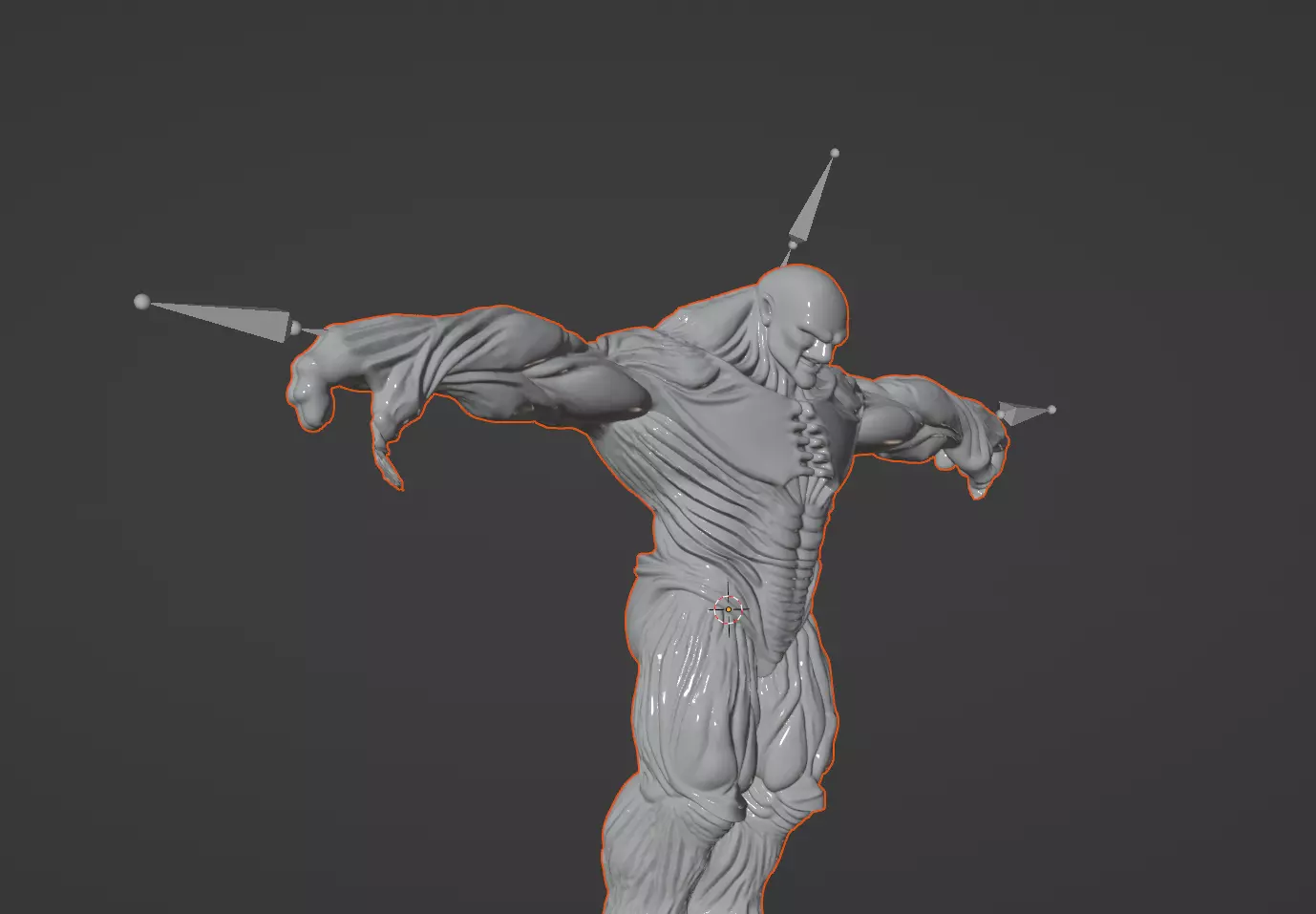 Rigged Stylized Demon Humanoid Animated Ready Character 3D model_2