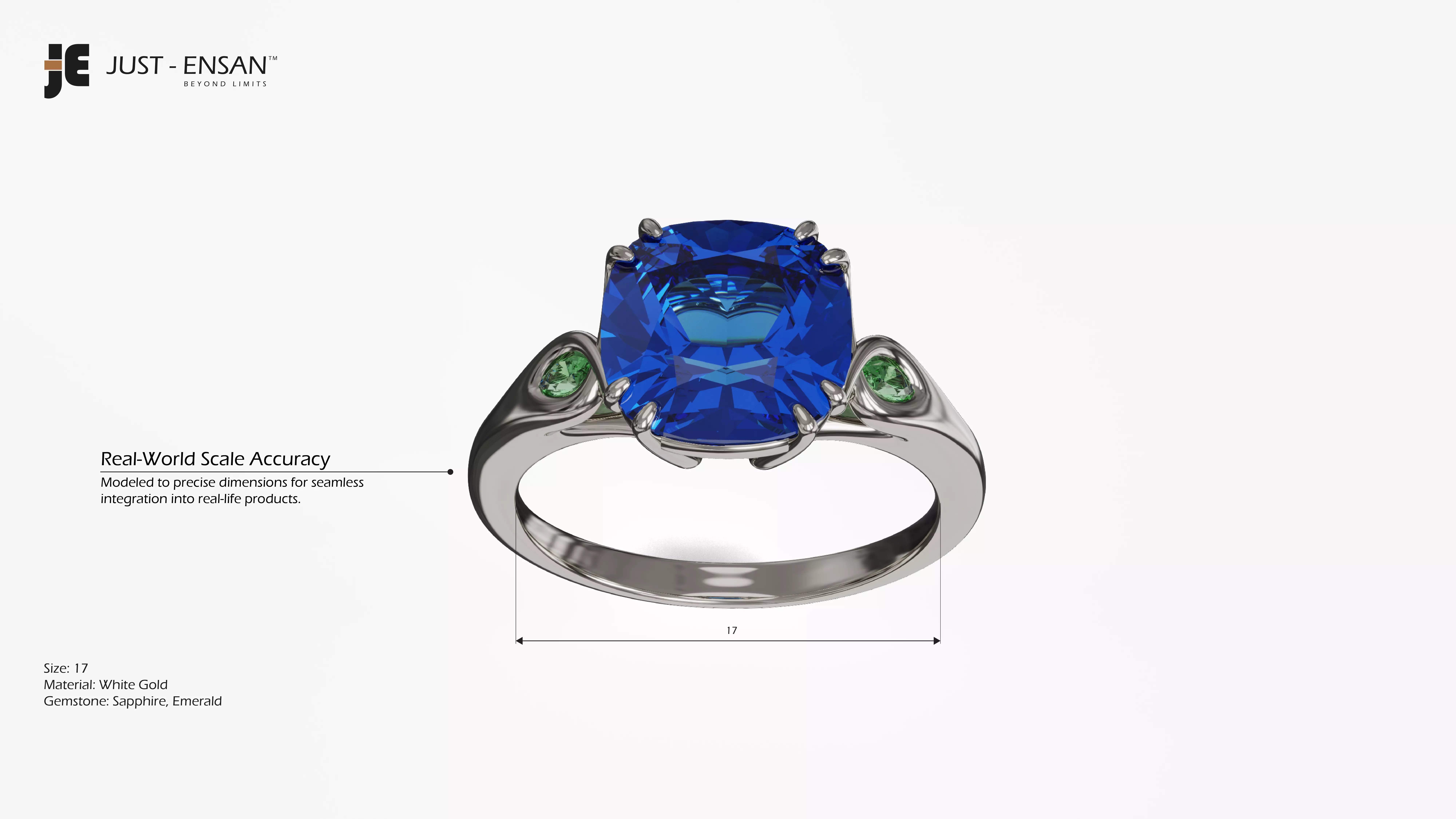Harry Winston Style Ring 3D print model_2
