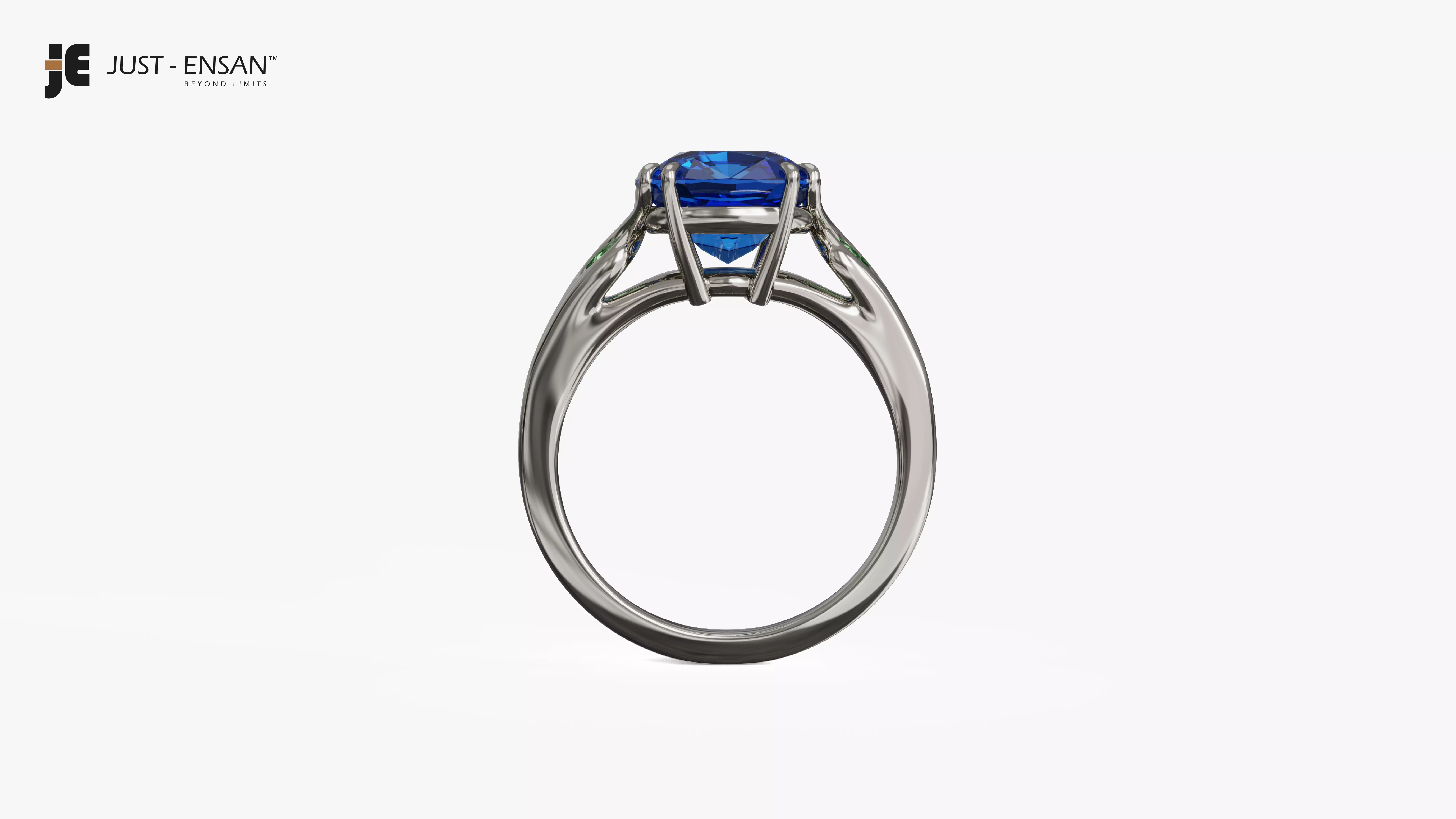 Harry Winston Style Ring 3D print model_4