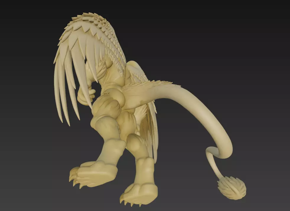 Demon Angel Hybrid - High-Resolution 3D Model 3D print model_7