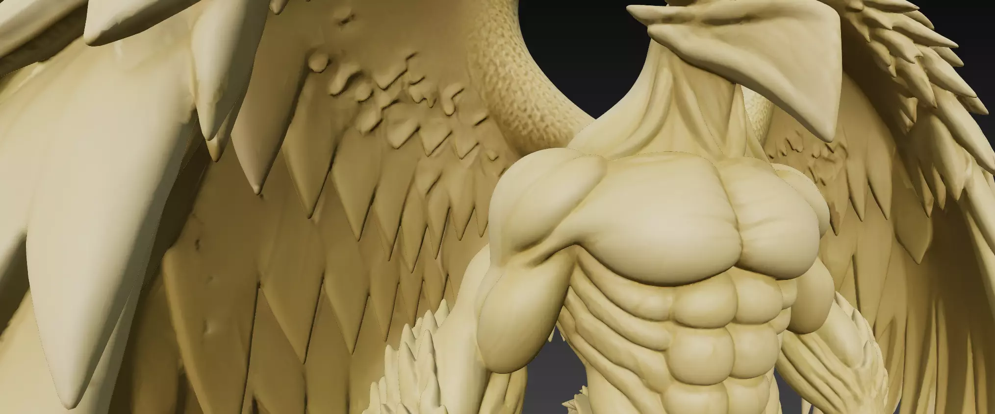 Demon Angel Hybrid - High-Resolution 3D Model 3D print model_3