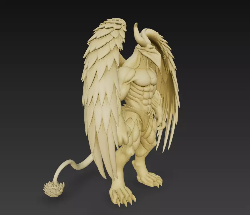 Demon Angel Hybrid - High-Resolution 3D Model 3D print model_2