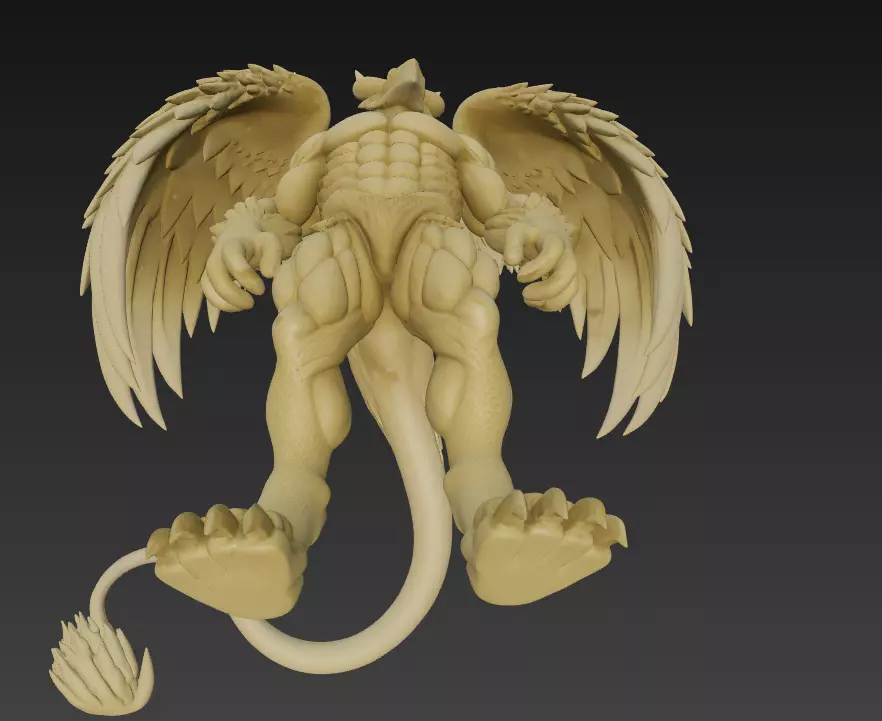 Demon Angel Hybrid - High-Resolution 3D Model 3D print model_6