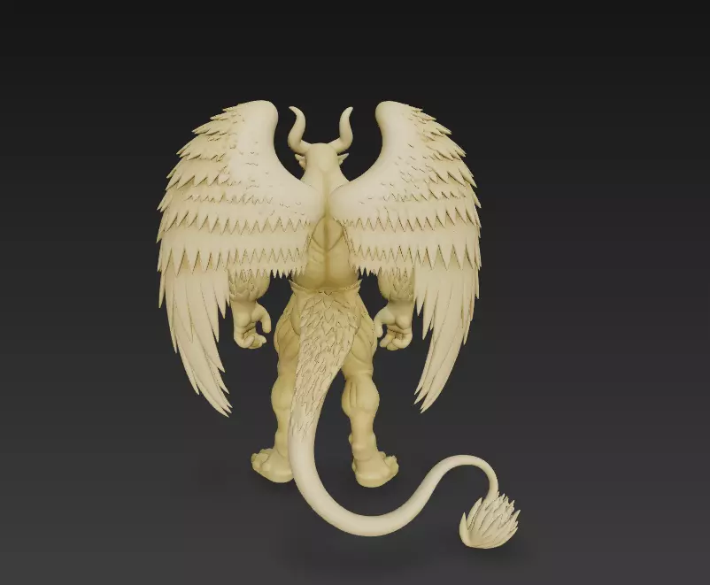 Demon Angel Hybrid - High-Resolution 3D Model 3D print model_4