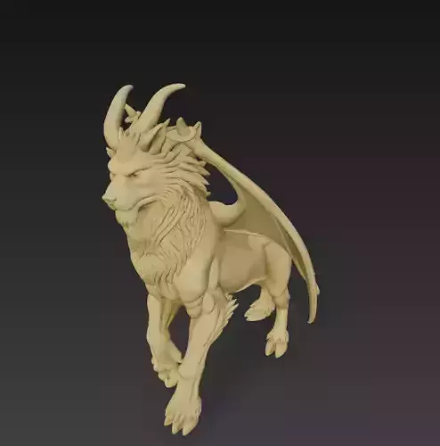 Fantasy Chimera - Dragon 3D Models - Mythical Creature 3D print model