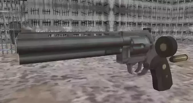 PSX Magnum - Low-Poly Retro Revolver