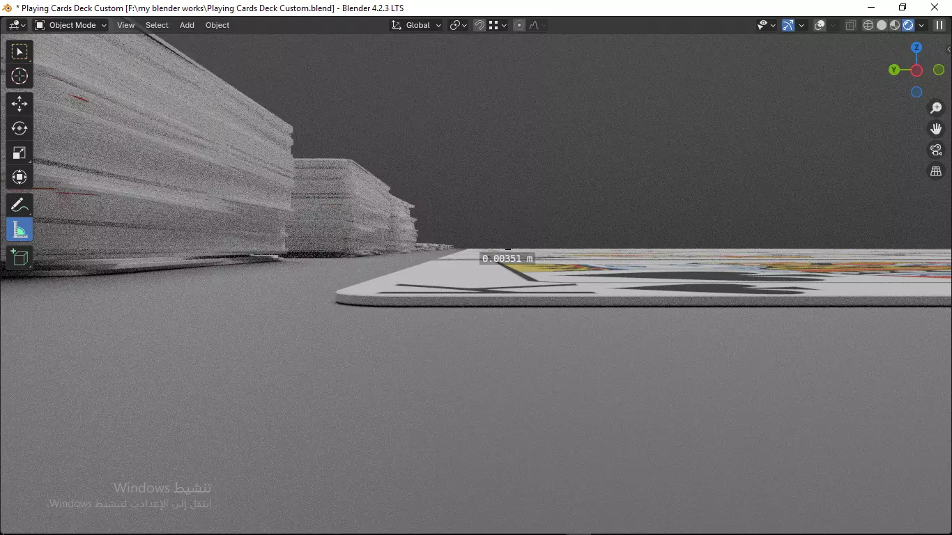 Playing cards 2 poker cards set full decks high detailed CUSTOM 3D model_9