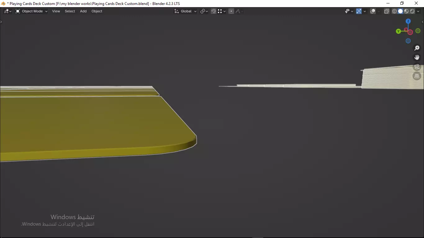 Playing cards 2 poker cards set full decks high detailed CUSTOM 3D model_34