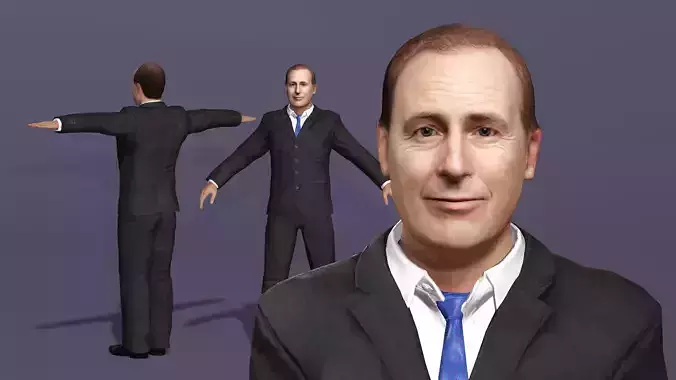 Realistic Better Call Saul Fully Rigged Body meta human