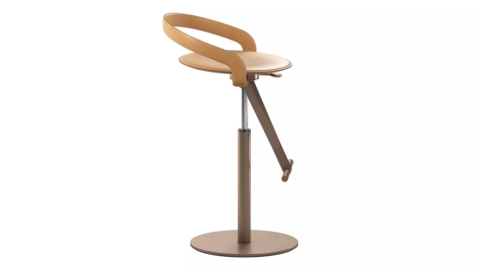 Cayman Stool 3D model_5