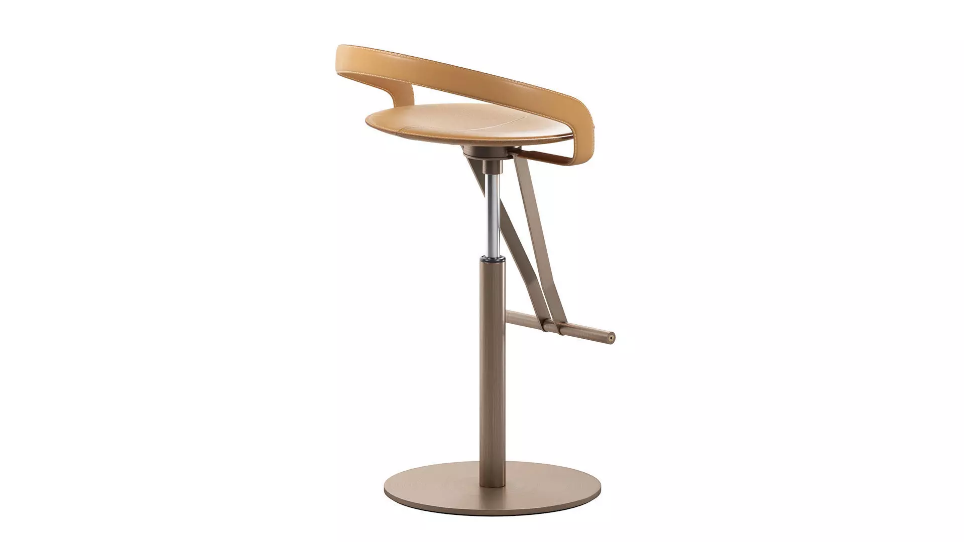 Cayman Stool 3D model_7