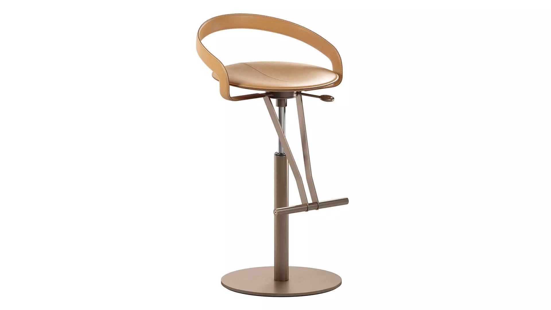Cayman Stool 3D model_1