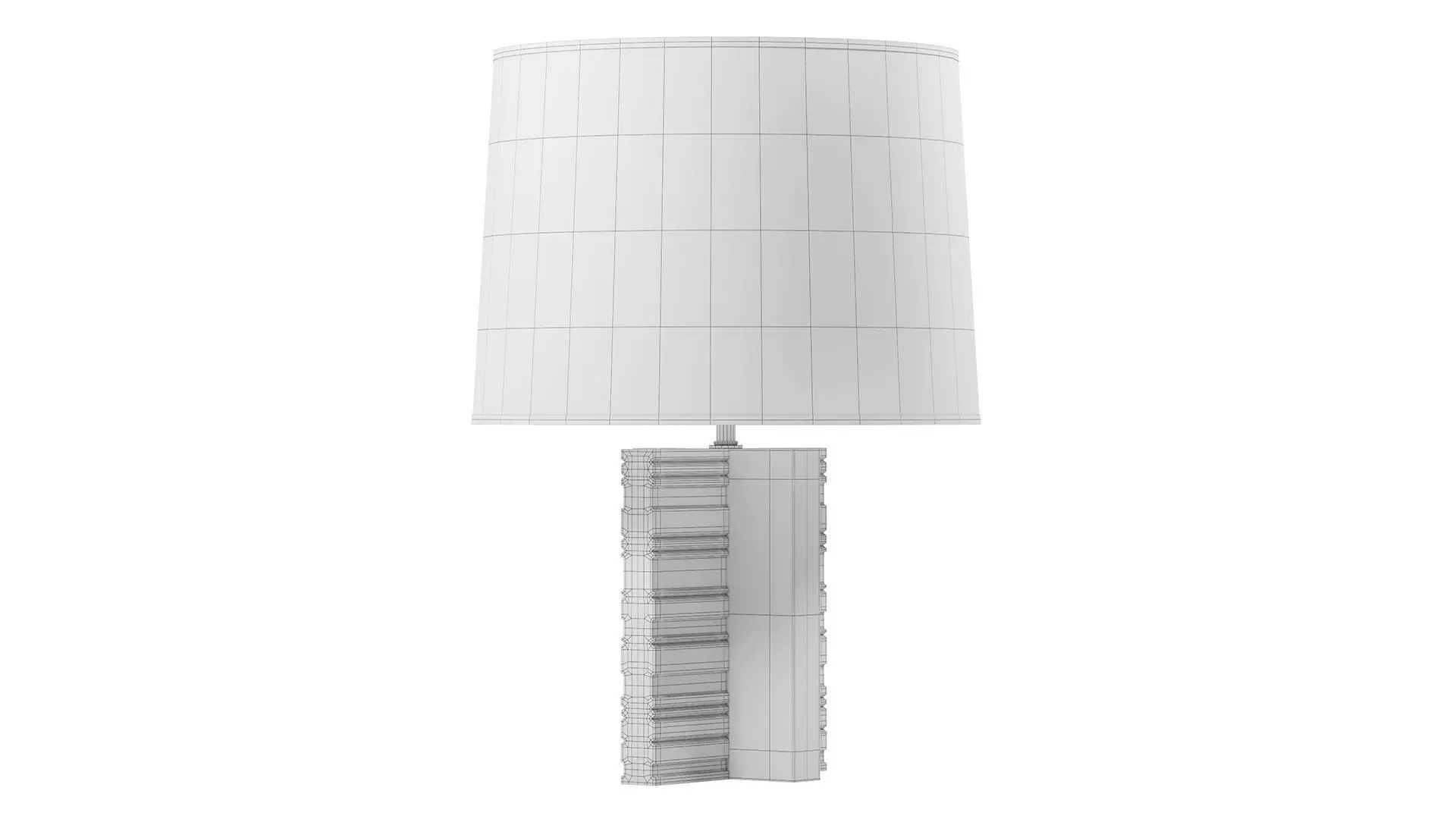 Murano Glass Lamp 3D model_4