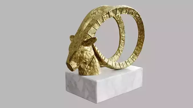 Spiral Horn Decoration