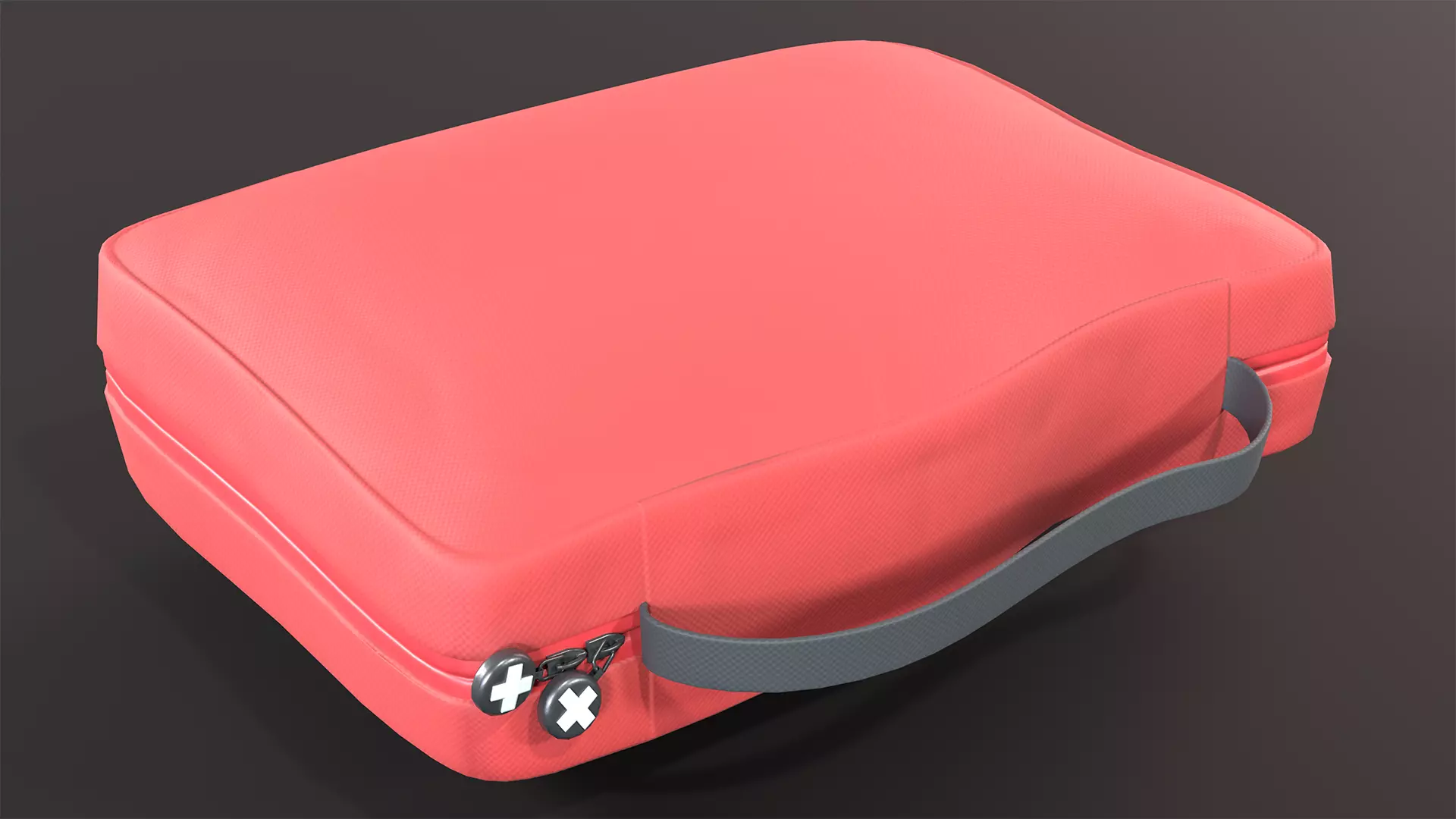 First Aid Kit Low-poly 3D model_6