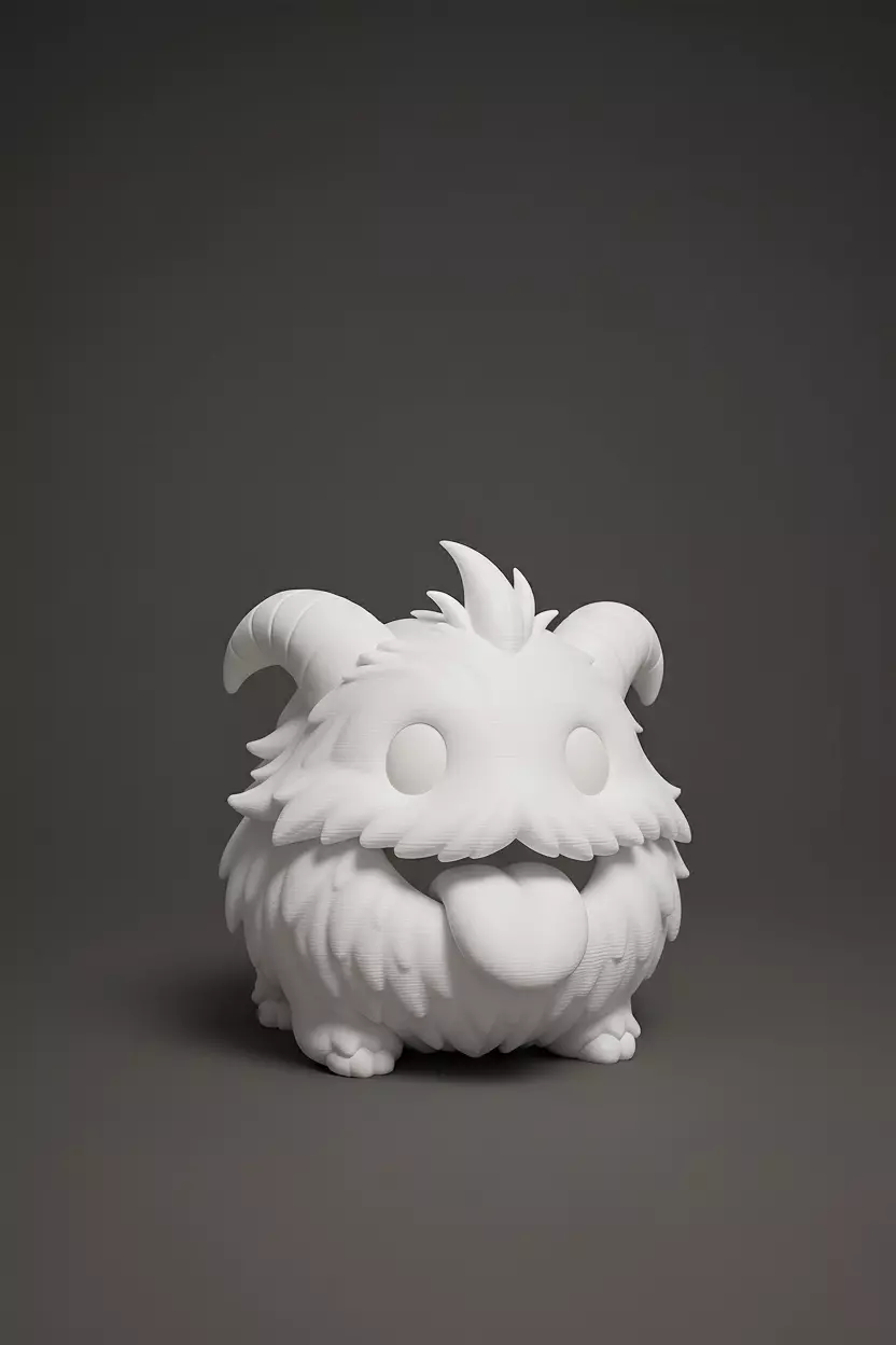 Poro league of legends 3D print model_1