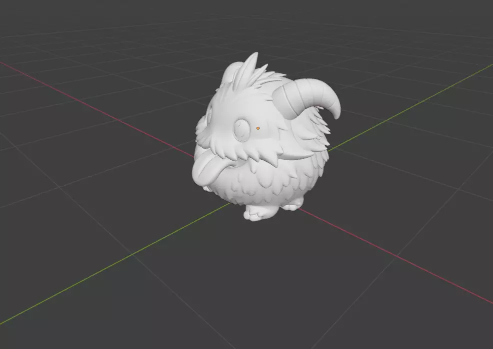 Poro league of legends 3D print model_2