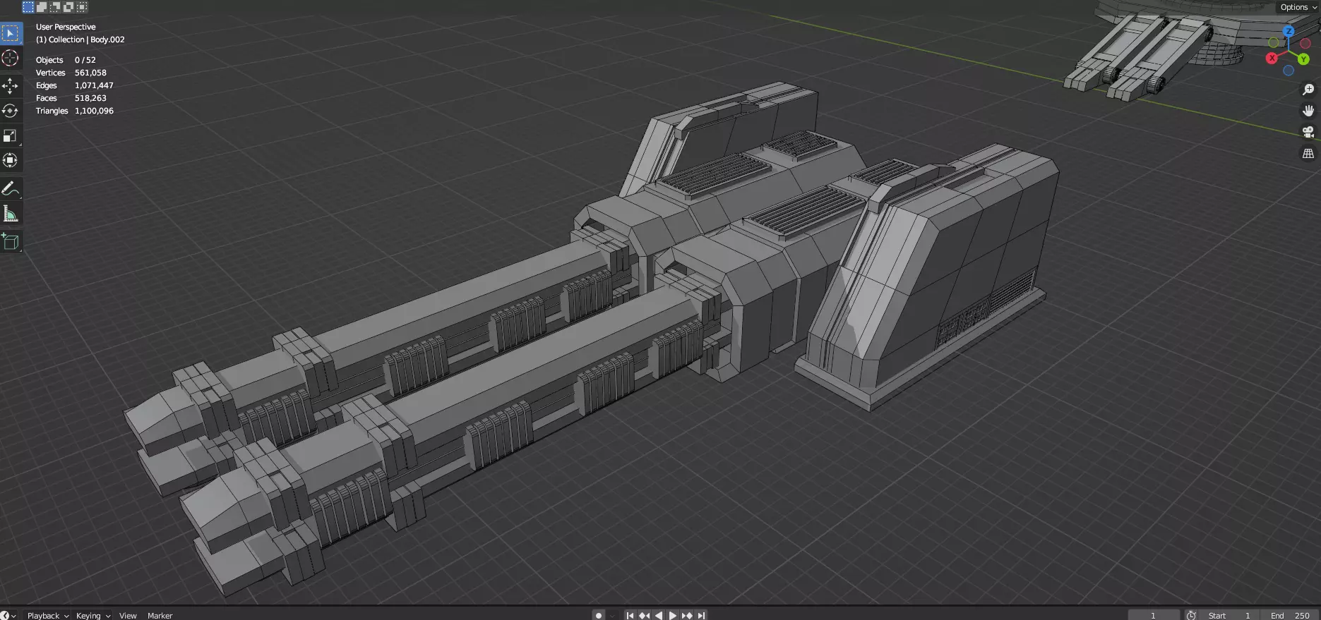 Turret and AA Gun Defense Pack - 7 - 40 Props - Untextured 3D model_52