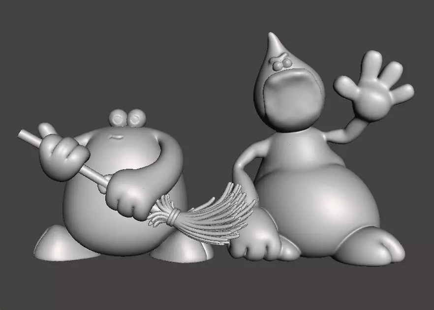 TRAP DOOR ROGG FANTASY FIGURE MODEL TOY SCULPTURE 3D print model_1