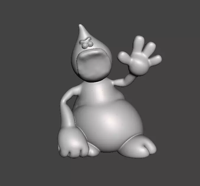 TRAP DOOR ROGG FANTASY FIGURE MODEL TOY SCULPTURE 3D print model_0