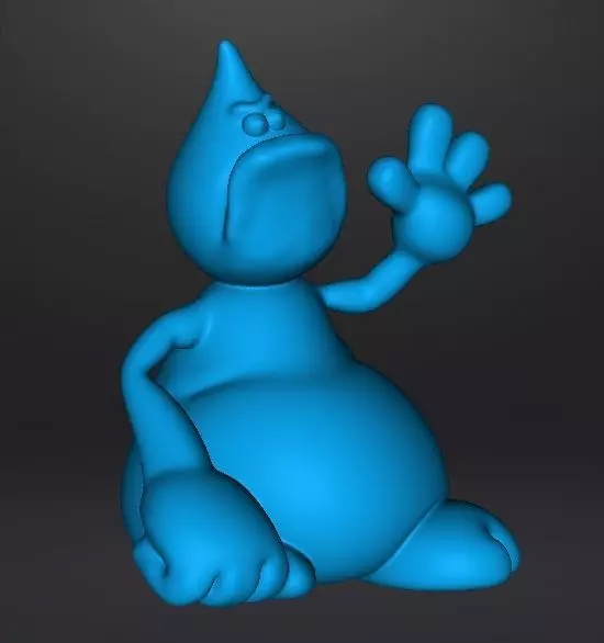 TRAP DOOR ROGG FANTASY FIGURE MODEL TOY SCULPTURE 3D print model_10