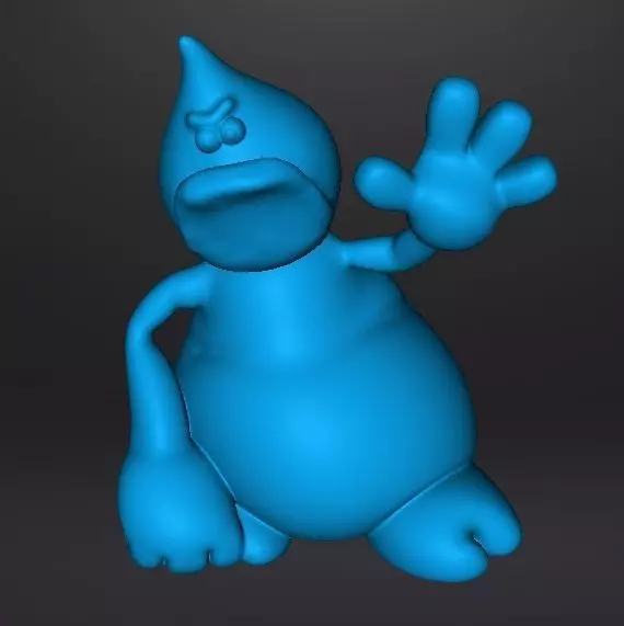 TRAP DOOR ROGG FANTASY FIGURE MODEL TOY SCULPTURE 3D print model_12