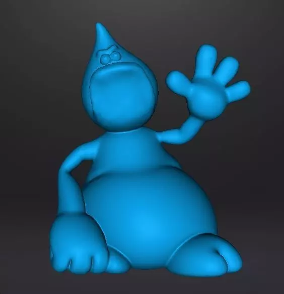 TRAP DOOR ROGG FANTASY FIGURE MODEL TOY SCULPTURE 3D print model_9