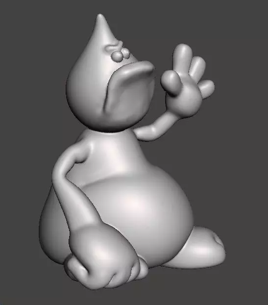 TRAP DOOR ROGG FANTASY FIGURE MODEL TOY SCULPTURE 3D print model_3