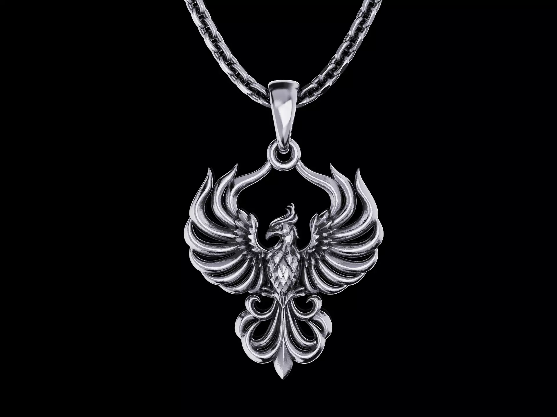 phoenix pendant 3D print model