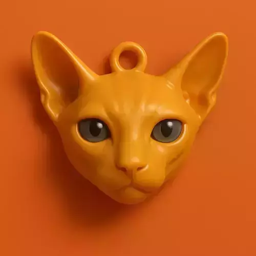 Peterbald Llavero 3D Plastico STL