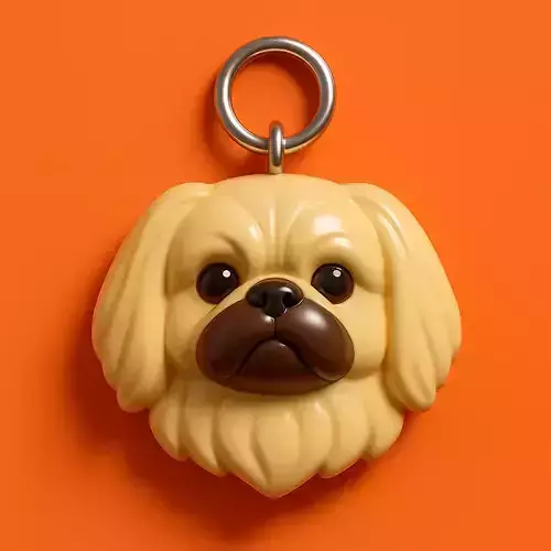 Pekines Llavero 3D Plastico STL