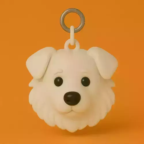 Kuvasz Llavero 3D Plastico STL