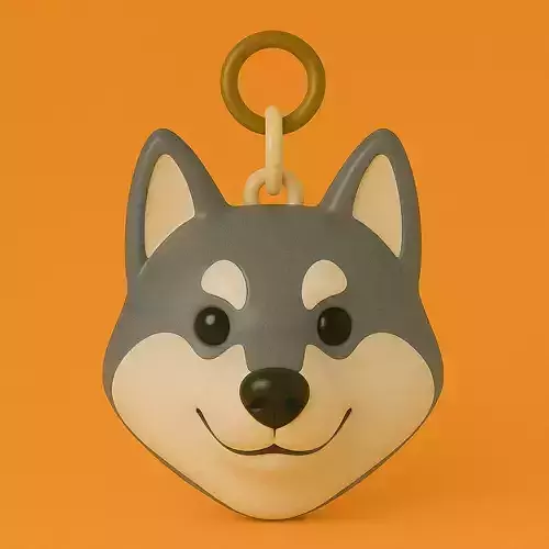 Husky Llavero 3D Plastico STL