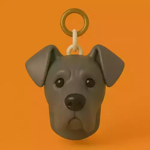 Gran Danes Llavero 3D Plastico - STL