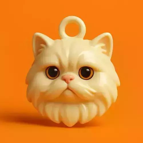 Gato Persa Llavero 3D Plastico STL 3D print model