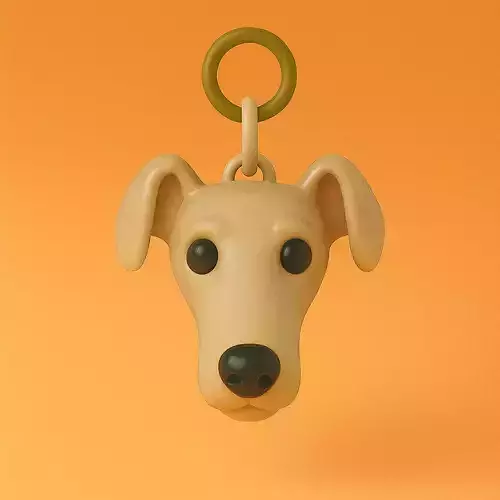 Galgo Llavero 3D Plastico STL