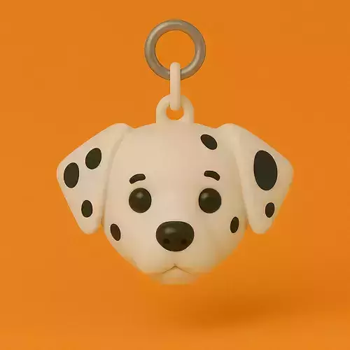 Dalmata Llavero 3D Plastico STL